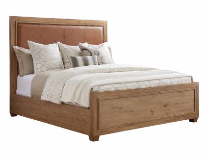Antilles Upholstered Panel Bed — California King