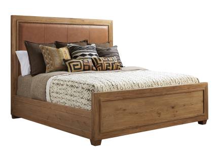 Antilles Upholstered Panel Bed — King